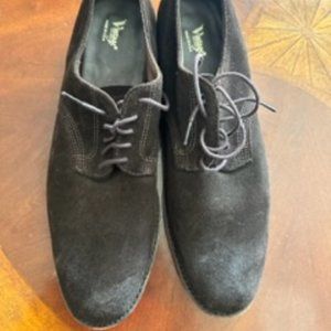 Men's Dark Brown Suede Shoes Size 13